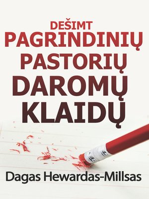 cover image of Dešimt Pagrindinių Pastorių Daromų Klaidų